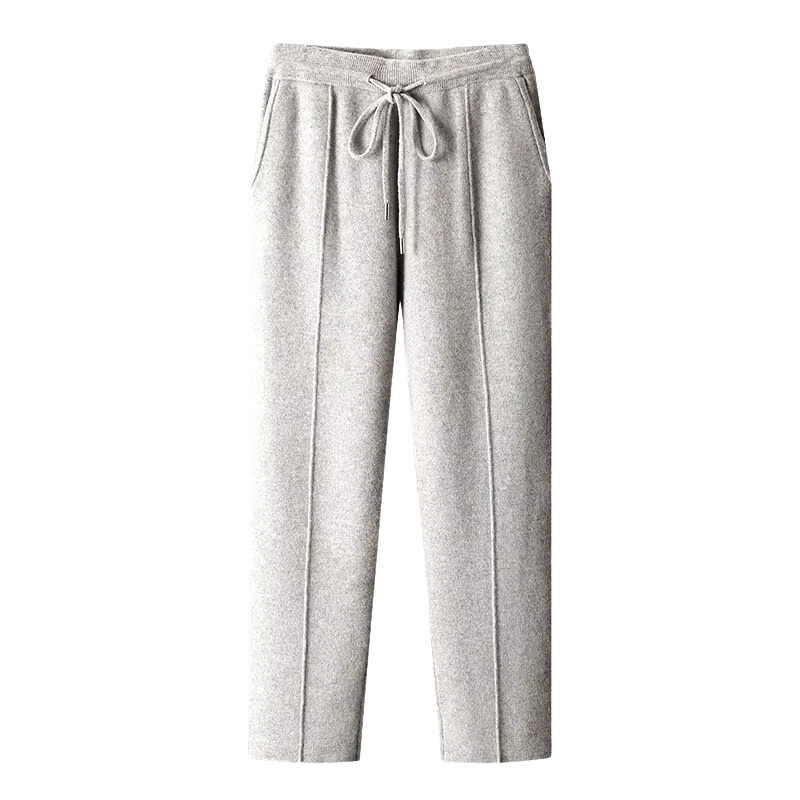 Foggia-Wool Knitted Pants