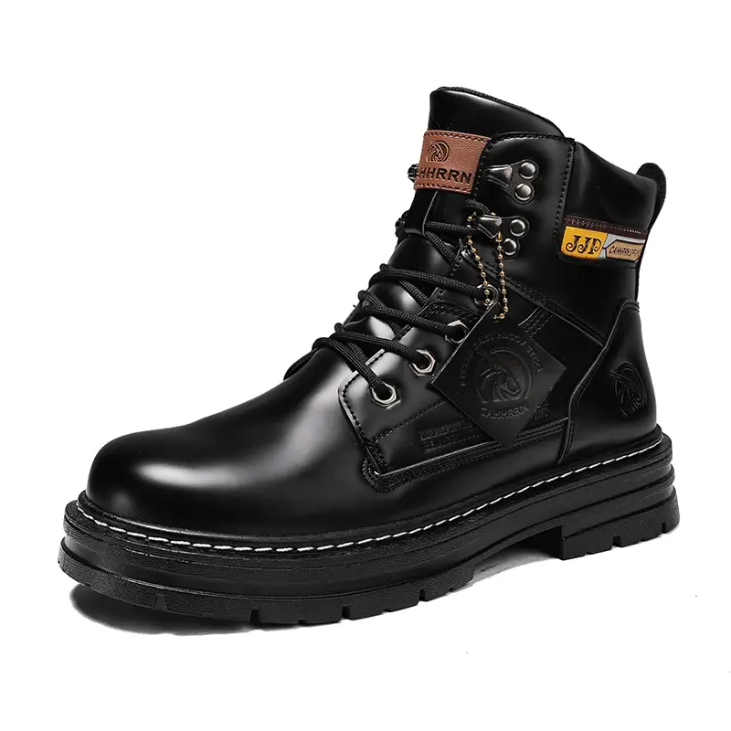 Onyx - High Top Lederstiefel