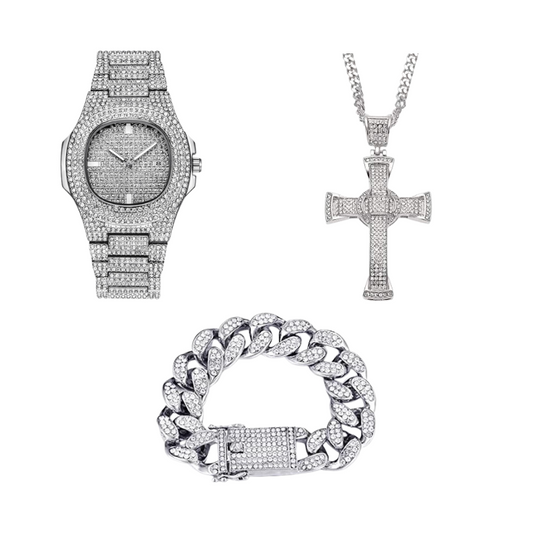 Cayuga-Diamond Cross/Jewelry Set