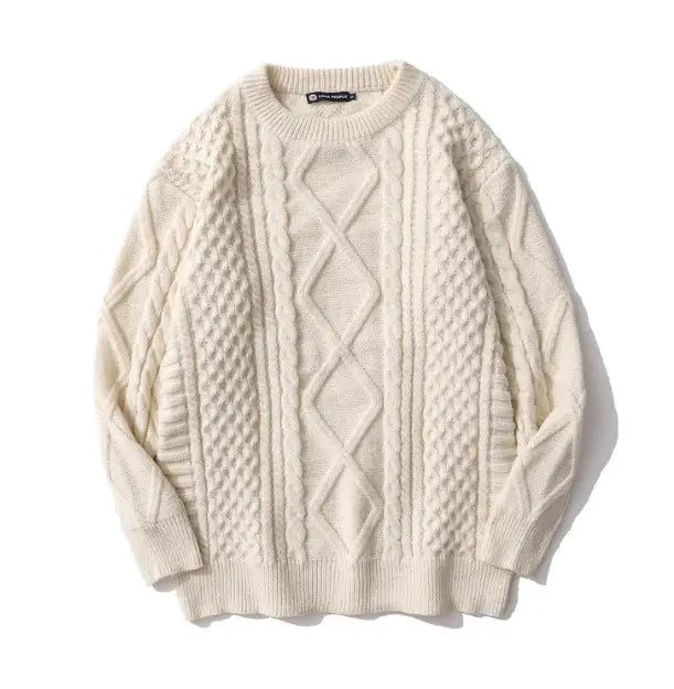 Oslo-Twist Round Neck Sweater