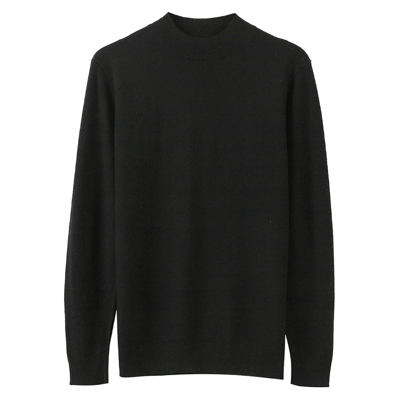 Helsinki-Casual Velvet Turtleneck Sweater