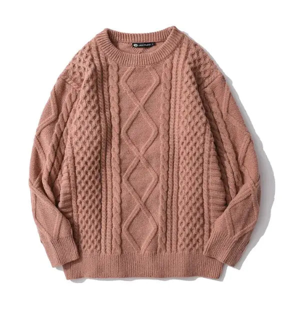 Oslo-Twist Round Neck Sweater