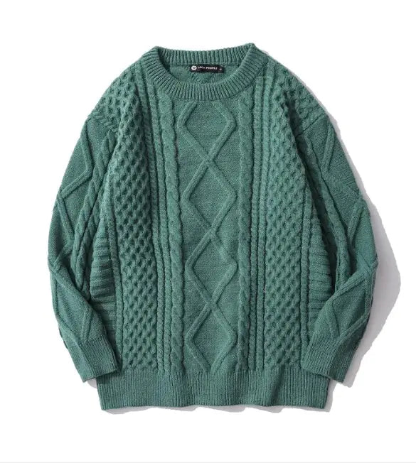 Oslo-Twist Round Neck Sweater