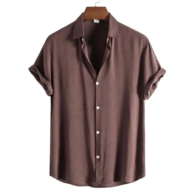 Russet-Short Sleeve Polo Shirt