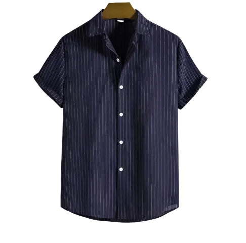 Malmö-Short Sleeve Striped Polo Shirt