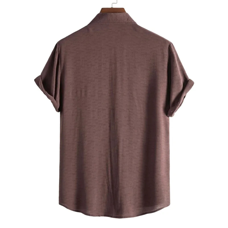 Russet-Short Sleeve Polo Shirt